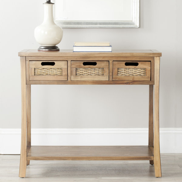 August Grove® 33.9'' Solid Wood Console Table & Reviews Wayfair